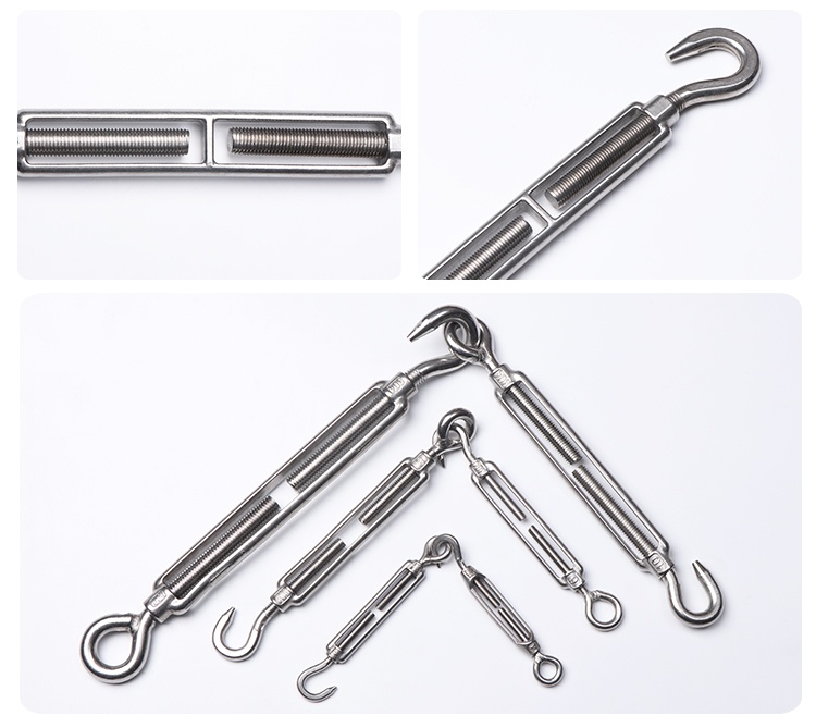 stainless steel turnbuckle hook turnbuckle eye and hook